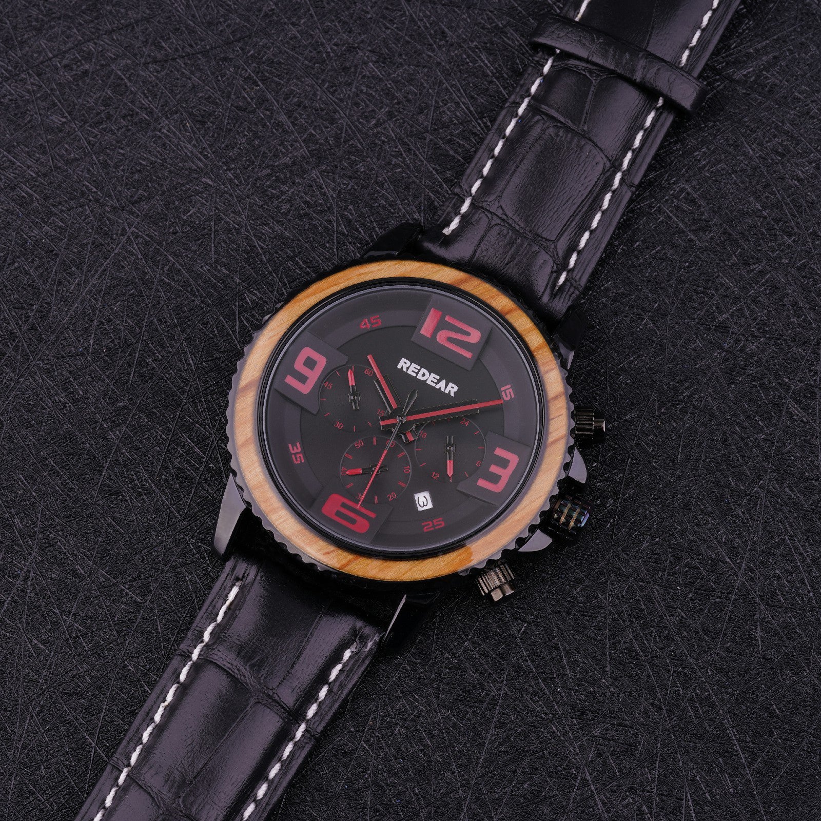 Victus leather-Oliva black