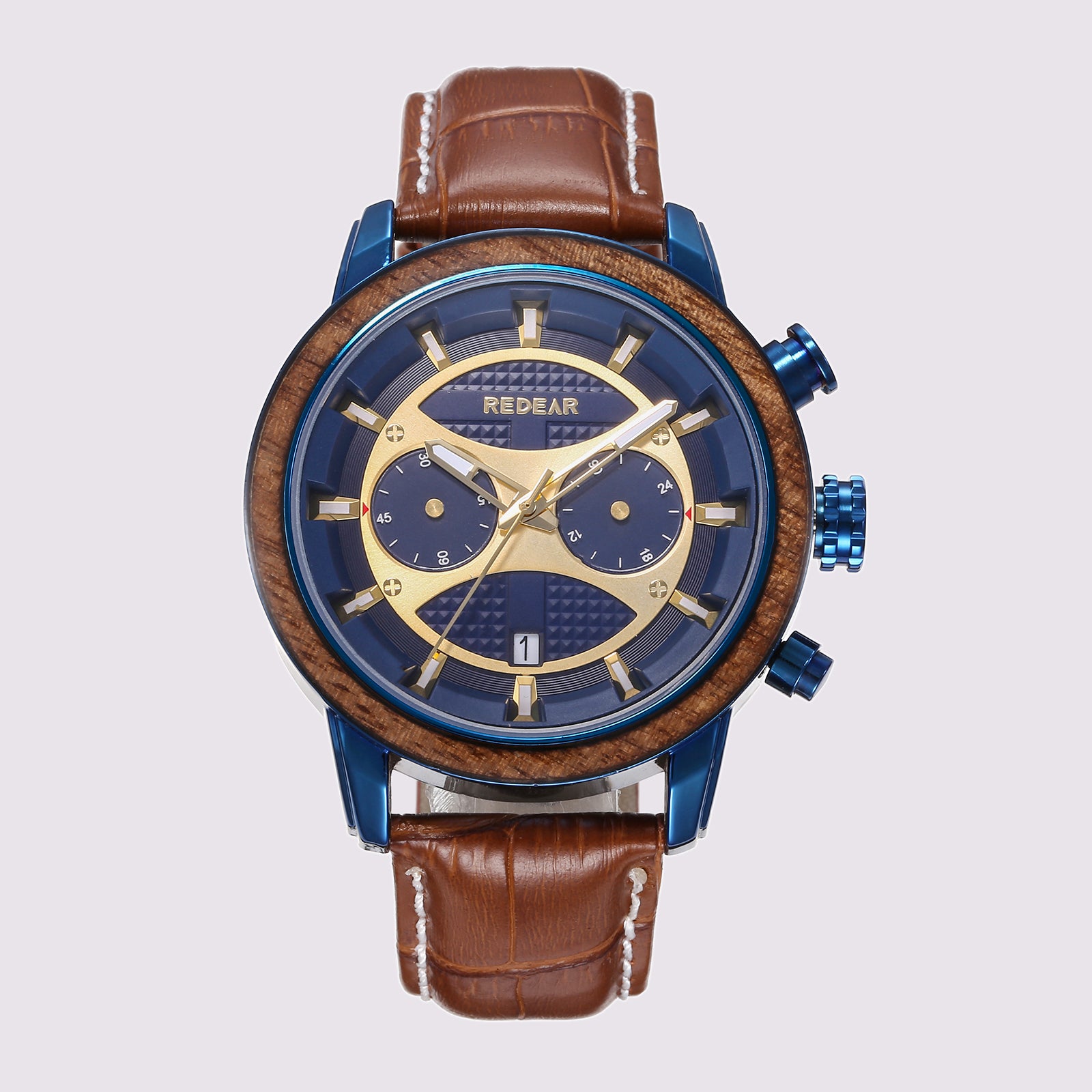 Adamus leather-Ocean blue